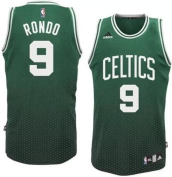 Boston Celtics 9 Rajon Rondo Green Drift Fashion NBA Jersey Cheap