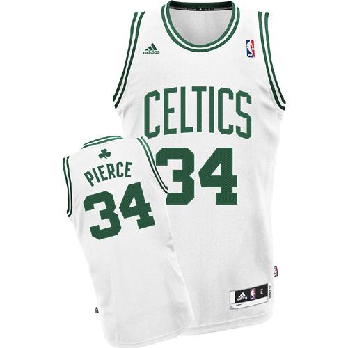 Boston Celtics 34 Paul Pierce White Revolution 30 Swingman NBA Jersey Cheap