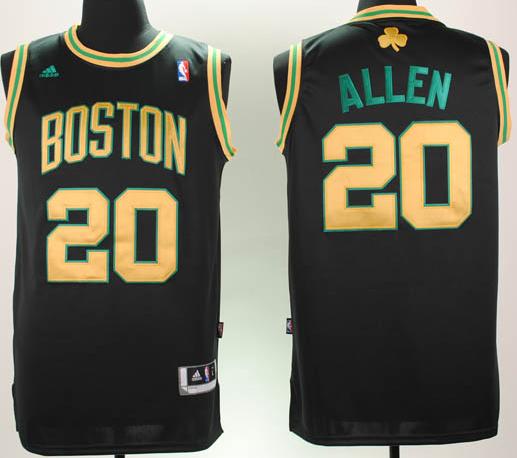 Boston Celtics 20 Allen Black Revolution 30 Swingman Jersey Cheap