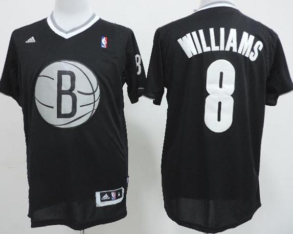 Brooklyn Nets 8 Deron Williams Black Revolution 30 Swingman NBA Jersey 2013 Christmas Style Cheap