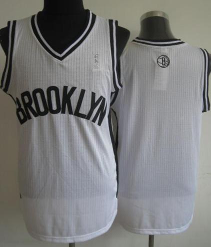 Brooklyn Nets Blank White Revolution 30 NBA Jerseys Cheap