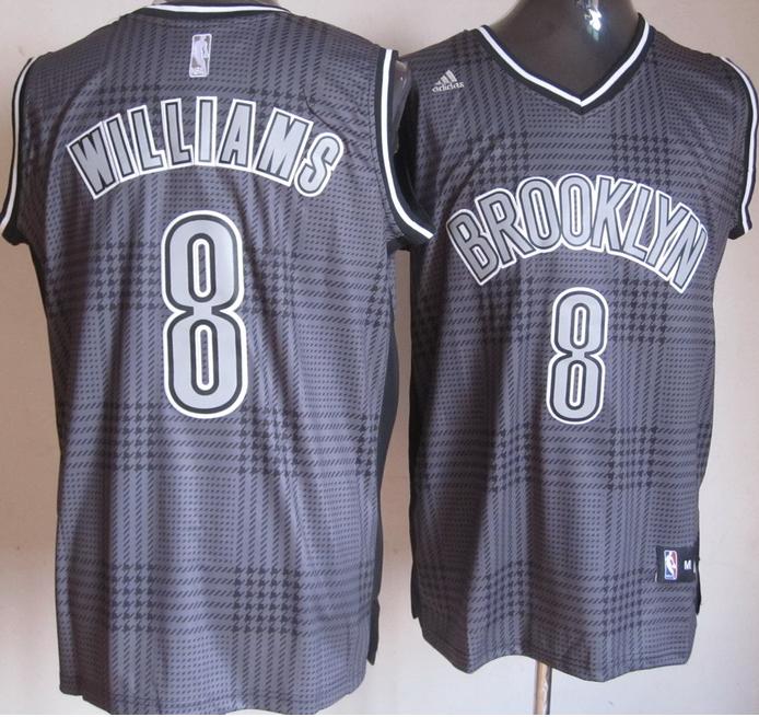 Brooklyn Nets 8 Deron Williams Black Rhythm Fashion NBA Basketball Jersey Cheap