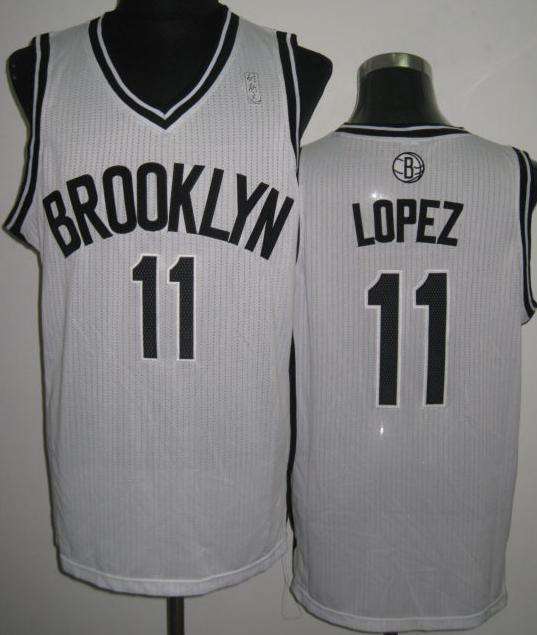Brooklyn Nets 11 Brook Lopez White Revolution 30 NBA Jerseys Cheap