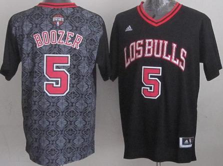 Chicago Bulls 5 Carlos Boozer 2014 Latin Nights Black Swingman NBA Jerseys Cheap