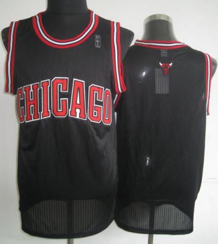 Chicago Bulls Blank Black Revolution 30 NBA Jerseys Cheap