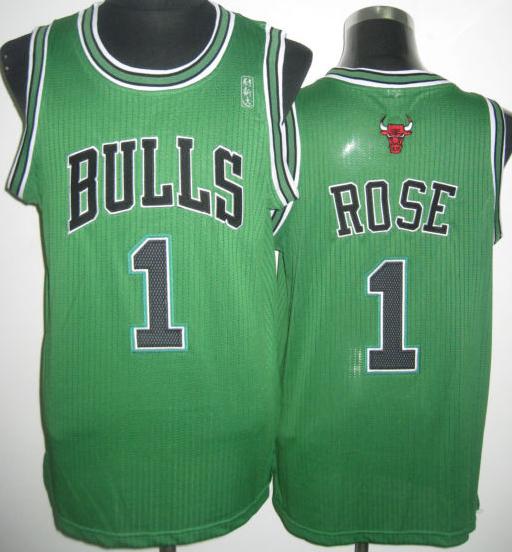 Chicago Bulls 1 Derrick Rose Green Revolution 30 NBA Jerseys Cheap