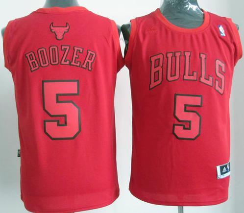 Chicago Bulls 5 Carlos Boozer Red Revolution 30 Swingman NBA Jerseys Christmas Style Cheap