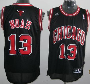 Chicago Bulls 13 NOAH Black Revolution 30 Swingman Jersey Cheap