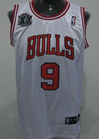Chicago Bulls 9 Luol Deng White 20th Jersey Cheap