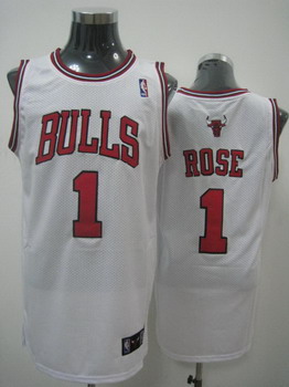 Chicago Bulls 1 Rose White Swingman Jerseys Cheap