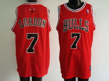 Chicago Bulls 7 GORDON red jerseys Cheap