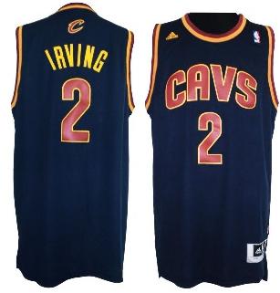 Cleveland Cavaliers #2 Kyrie Irving Blue Revolution 30 Swingman Jersey Cheap