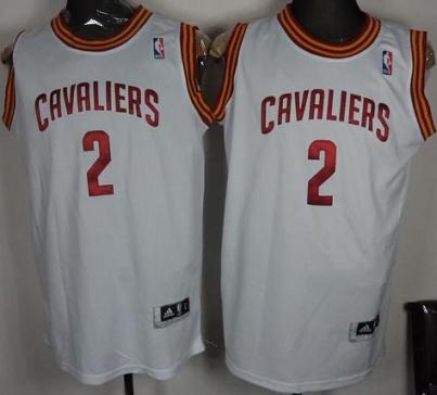 Cleveland Cavaliers 2 Kyrie Irving White Jerseys Cheap