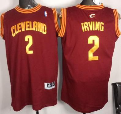 Cleveland Cavaliers 2 Kyrie Irving Red Jerseys Cheap