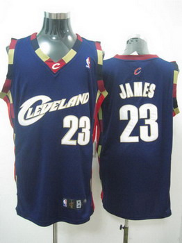 Cleveland CAVALIERS 23 LEBRON JAMES blue jerseys Cheap