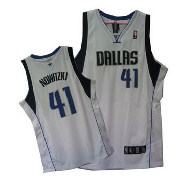 Dallas Mavericks 41 Nowitzki white jerseys Cheap