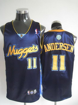 Denver Nuggets 11 ANDERSEN blue jerseys Cheap