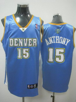 Denver Nuggets 15 Carmelo Anthony blue Cheap