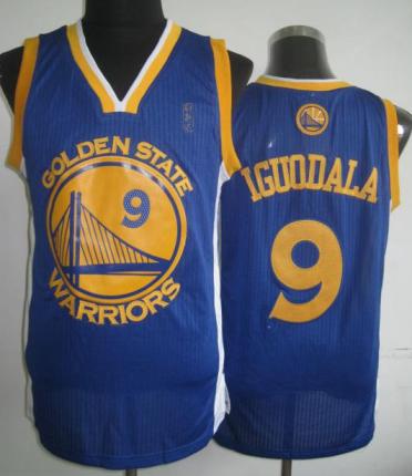 Golden State Warriors 9 Andre Iguodala Blue Revolution 30 NBA Jerseys Cheap