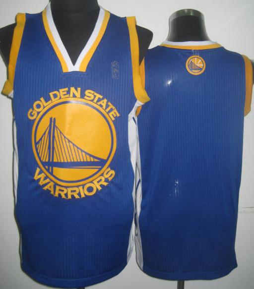 Golden State Warriors Blank Blue Revolution 30 NBA Jerseys Cheap