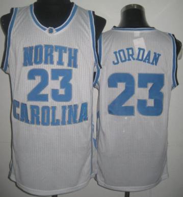 North Carolina 23 Michael Jordan White Revolution 30 College NCAA Jersey Cheap