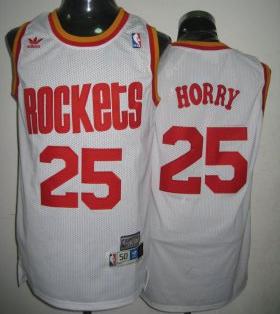 Houston Rockets 25 Horry White Jersey Cheap