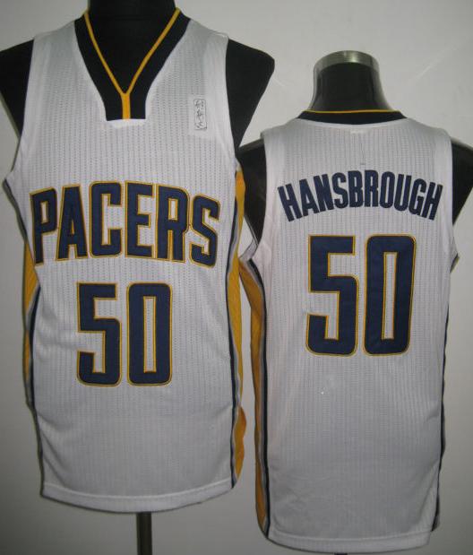 Indiana Pacers 50 Tyler Hansbrough White Revolution 30 NBA Jerseys Cheap