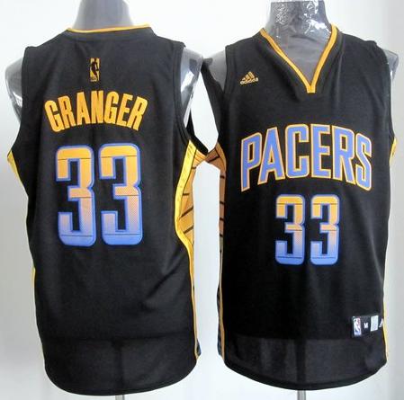 Indiana Pacers 33# Danny Granger Black Vibe Fashion Revolution 30 Swingman Jersey Cheap