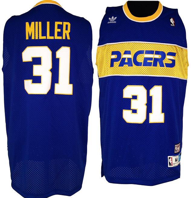 Indiana Pacers #31 Reggie Miller Blue Soul Swingman M&N Jersey Cheap