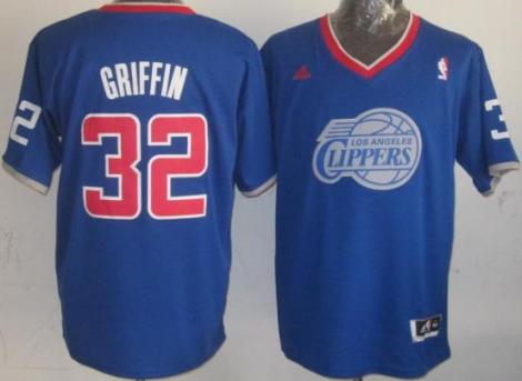 Los Angeles Clippers 32 Blake Griffin Blue Revolution 30 Swingman NBA Jersey 2013 Christmas Style Cheap