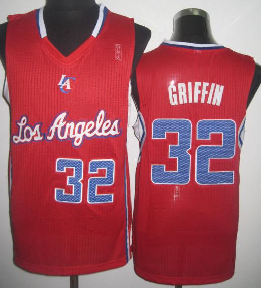Los Angeles Clippers 32 Blake Griffin Red Revolution 30 NBA Jerseys Cheap