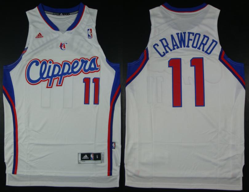 Los Angeles Clippers #11 Jamal Crawford White Revolution 30 Swingman NBA Jersey Cheap