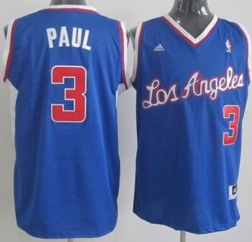 Los Angeles Clippers 3 Chris Paul Blue Swingman Jersey Cheap