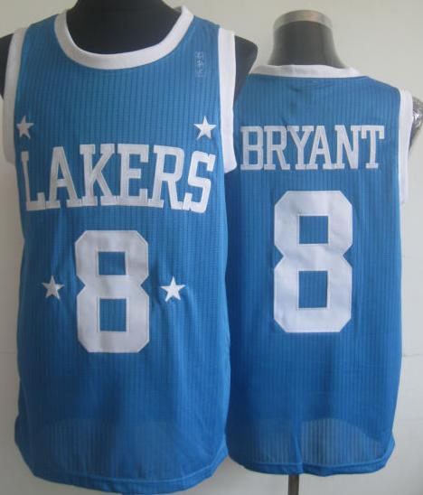Los Angeles Lakers 8 Kobe Bryant Blue Hardwood Classics Revolution 30 NBA Jerseys Cheap