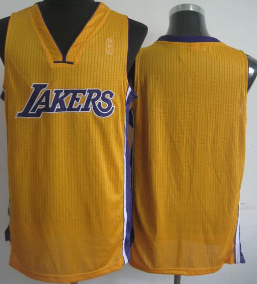 Los Angeles Lakers Blank Yellow Revolution 30 Jerseys Cheap