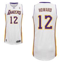 Los Angeles Lakers 12# Dwight Howard White Revolution 30 Swingman Jersey Cheap