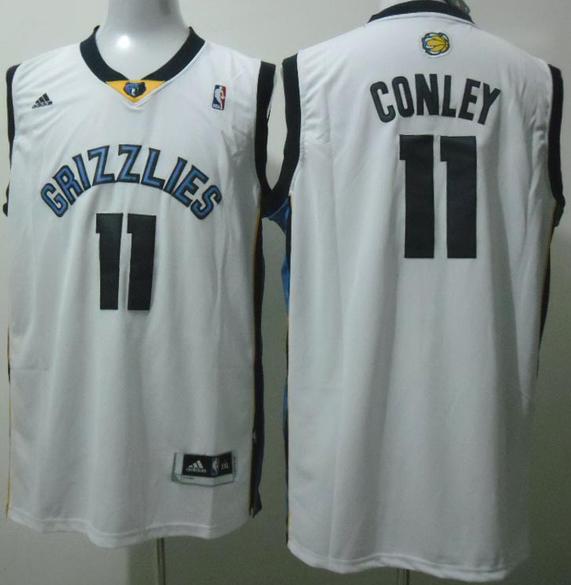 Memphis Grizzlies 11 Michael Conley White Revolution 30 Swingman NBA Jerseys Cheap
