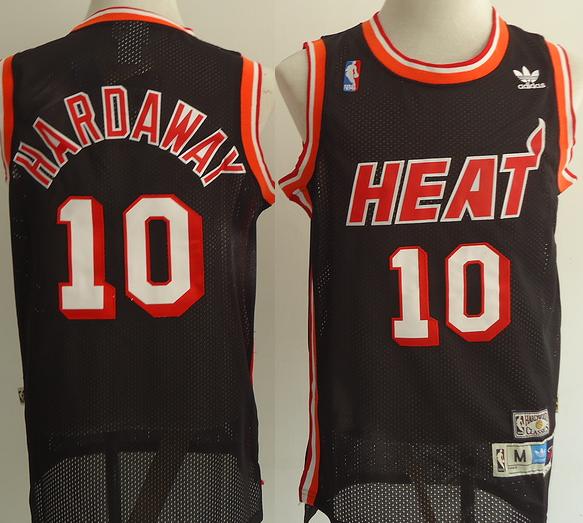 Miami Heat 10# Tim Hardaway Black Soul Swingman Throwback M&N NBA Jerseys Cheap
