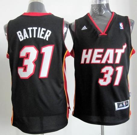 Miami Heat #31 Shane Battier Black Revolution 30 Swingman NBA Jerseys Cheap