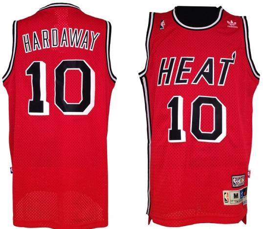 Miami Heat 10# Tim Hardaway Soul Swingman Red NBA Jersey Cheap