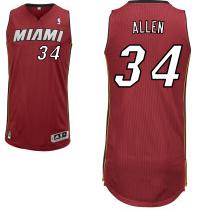 Miami Heat #34 Ray Allen Red NBA Jerseys Cheap