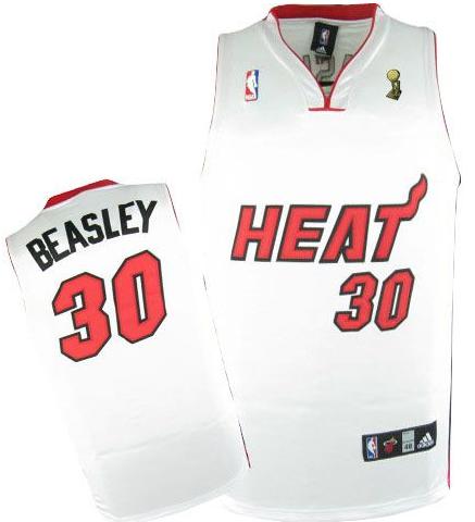 Miami Heat 30 Michael Beasley White 2012 Fianls Champions NBA Jerseys Cheap