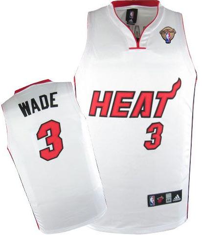 Miami Heat 3 Dwyane Wade White 2012 Fianls NBA Jerseys Cheap