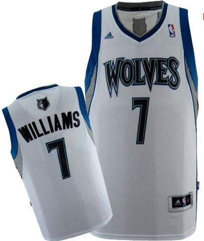 Minnesota Timberwolves 7 Derrick Williams White Revolution 30 Swingman NBA Jerseys Cheap