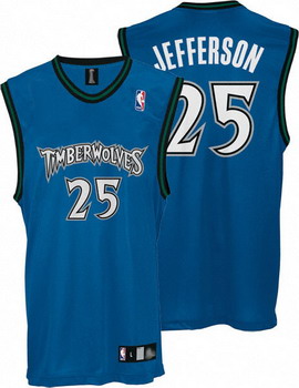 Al Jefferson Minnesota Timberwolves Blue Jersey Cheap
