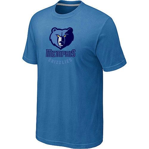 NBA Memphis Grizzlies Big & Tall Primary Logo light Blue T-Shirt Cheap