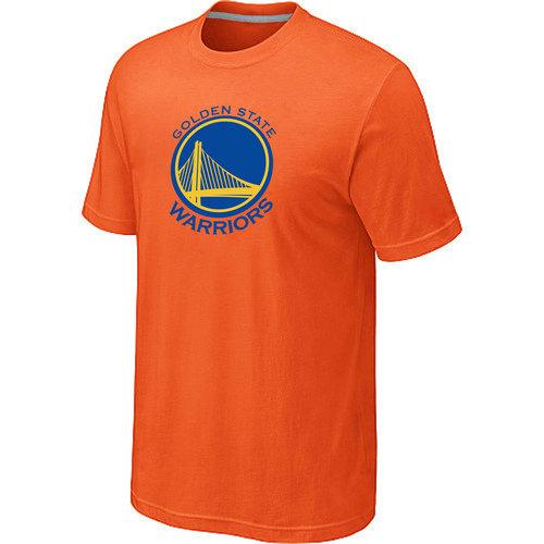 NBA Golden State Warriors Big & Tall Primary Logo Orange T-Shirt Cheap