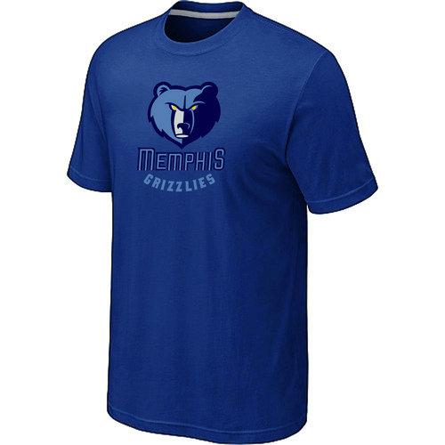 NBA Memphis Grizzlies Big & Tall Primary Logo Blue T-Shirt Cheap