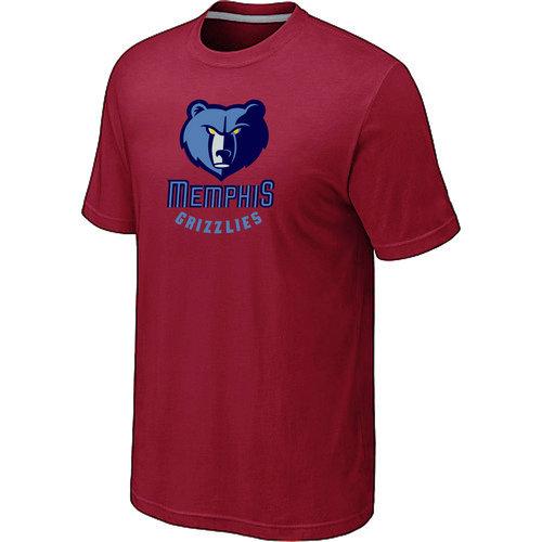 NBA Memphis Grizzlies Big & Tall Primary Logo Red T-Shirt Cheap