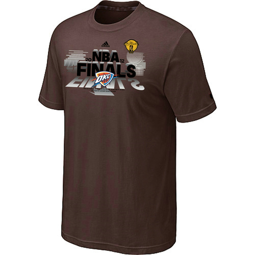 Oklahoma City Thunder adidas 2012 Western Conference Champions T-Shirt Brown Cheap